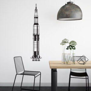 Cuadro Saturno V, Misión Apollo 11. 115 cms de alto