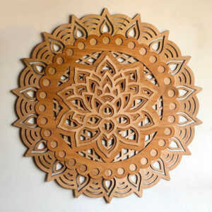 Mandala Loto tricapa 75 x 75 cms