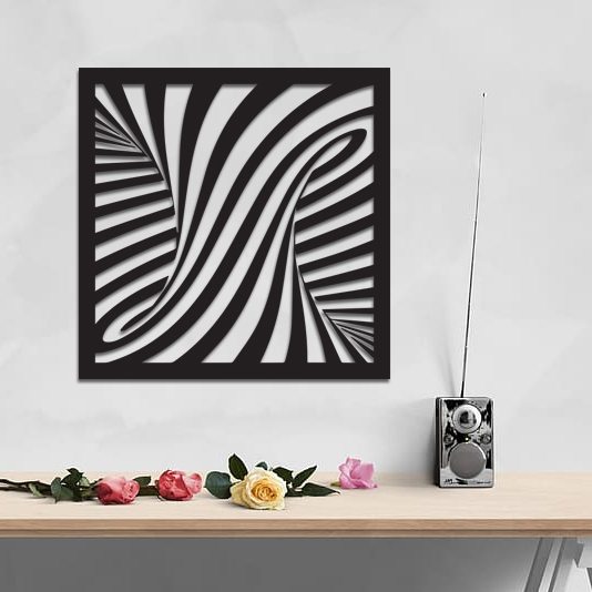 Cuadro Arte Cinético Tornado 40x 40 cms