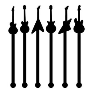 Revolvedores guitarras ROCK x 20 uds. / personalizables